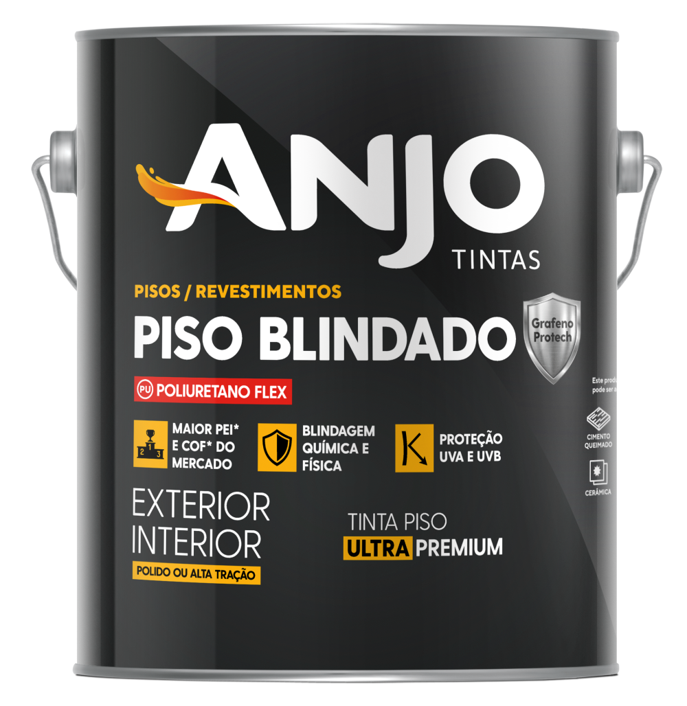 PISO BLINDADO GRAFENO PROTECH POLIURETANO